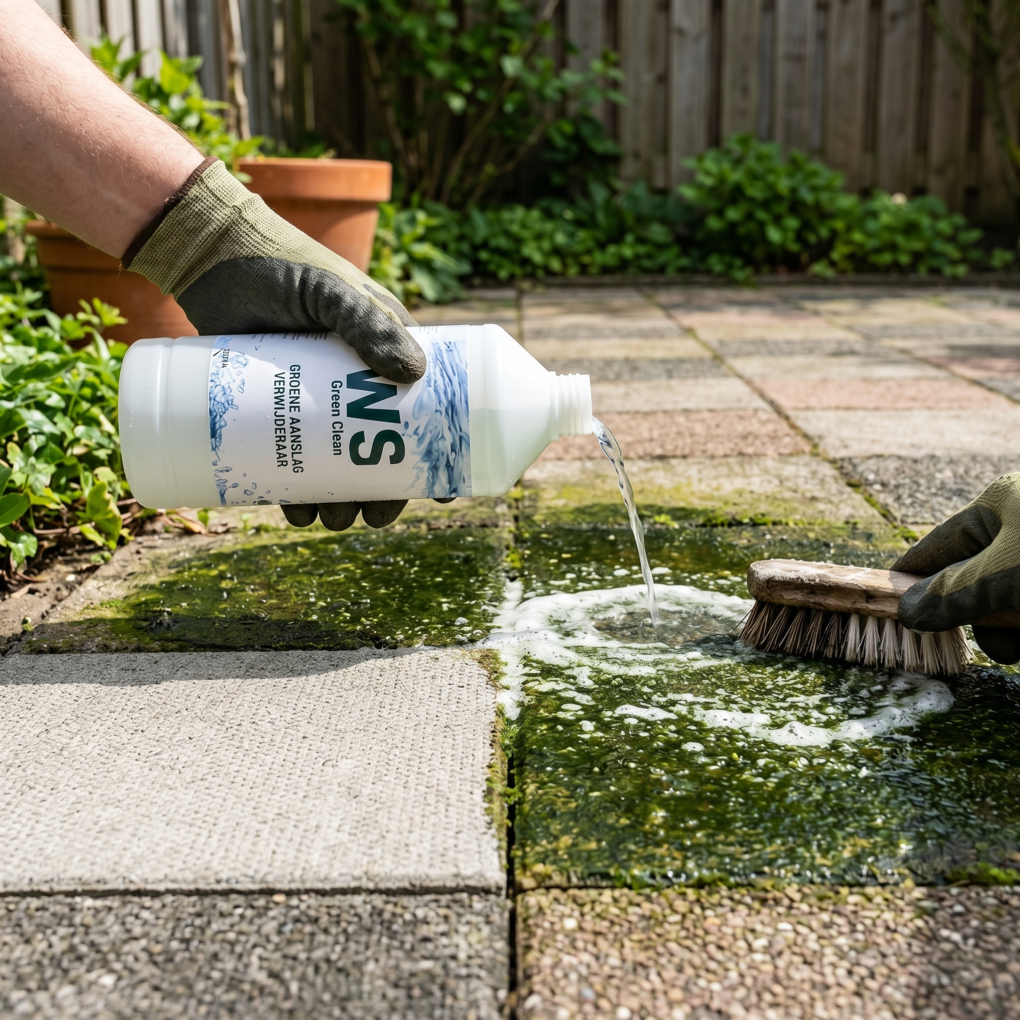 groene aanslag verwijderen