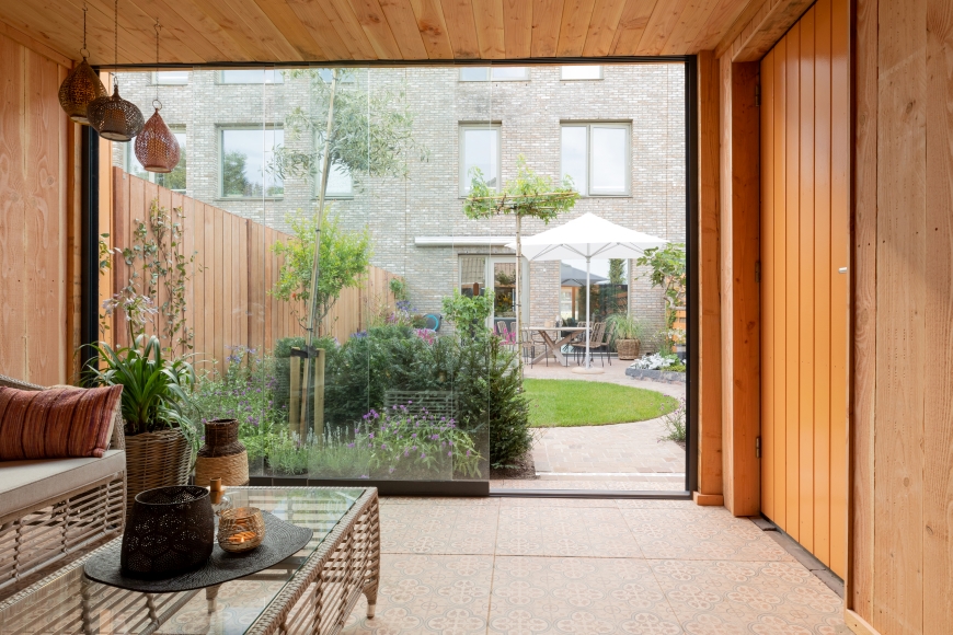 designo 60x60x3cm mosaic brown bruin