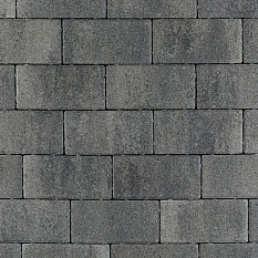 Patio betonstraatsteen 8 cm Nero/Grey mini facet komo
