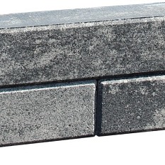 Decor Block 40x10x10 Grijs-Zwart