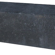Palissade Block 60x15x15cm Zwart