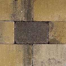 Pebblestones Helson Geel-Paars 20x30x6cm