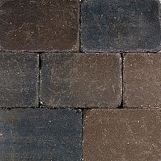 Pebblestones Marazion Bruin-Zwart 15x20x6cm