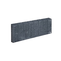 Mini Blokjesband Zwart 6x20x50cm