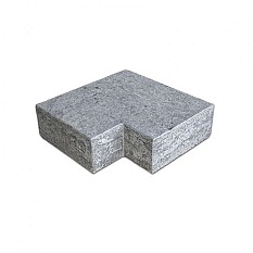 Chinees Hardsteen Trapblok hoekstuk 50/35x50/35x15cm