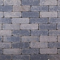 Kobblestones 20x6,5x6,5cm Grijs-Zwart
