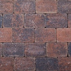 Kobblestones 21x14x7cm Bruin-Zwart