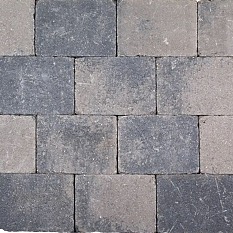 Kobblestones 28x21x7cm Grijs-Zwart