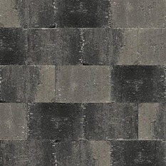 Abbeystones 20x30x6cm Grijs/Zwart met deklaag