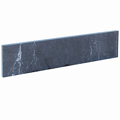 Hardsteen Vijverafdekrand Asian Bluestone met Facet 3x25x100cm Marmer Pietra Grey