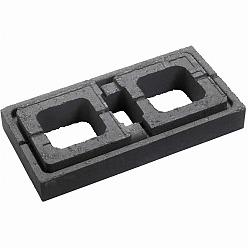 Globe L muurelement 60x30x9cm Antraciet