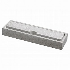 Globe S - Muurelement  60x15x9cm Grijs