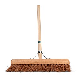 WS Kokosbezem 50 cm Met Verankerde Steel