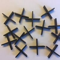 Gator Voegkruis Zwart 3mm zak á 100 Stuks