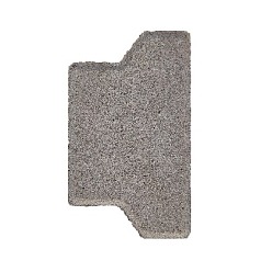H-verbandsteen Half 8 cm Grijs