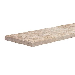 Afdekband 100x30x3cm Travertin Economix Geborsteld (Vraag naar voorraad)