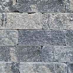 Splitrock trommel 32x13x11 cm 2,0 grijs-zwart