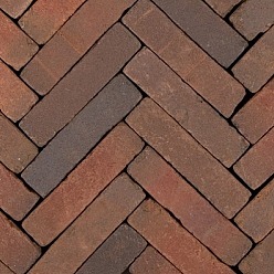Art Bricks Waalformaat 5x20x6cm Bosch rood/paars