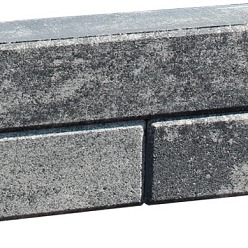 Decor Block 40x10x10cm grijs/zwart