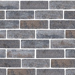 Eco bricks waterpasserend 7x21x8cm maeslant bruin/zwart