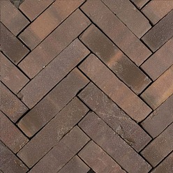 Hollandse Streken Waalformaat 5x20x6cm Peel paars/bruin