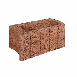 Ovalflor 40x21x20cm bruin