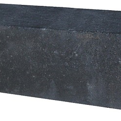 Palissade block 60x15x15cm zwart