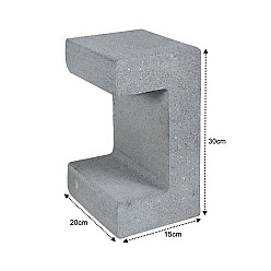 U-Element Grijs 15x20x30cm