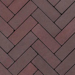 Sierbetonklinker Lyon 21x6,8x8cm Rood/Bruin genuanceerd