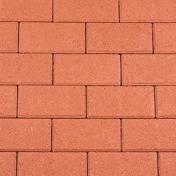 Betonstraatsteen 8 cm Rood Machinaal Pakket Komo
