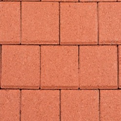 Betonstraatsteen half 8 cm Rood
