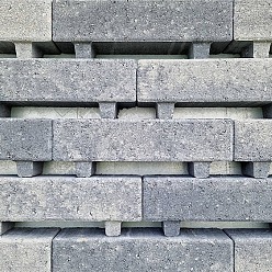 Waterpasserende Longstone WaterWijs 7 cm Grijs-Zwart