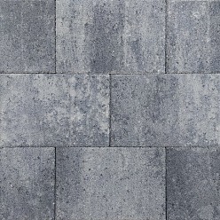 Straksteen 20x30x5 cm Grijs/Zwart