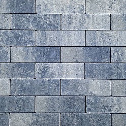 Dikformaat strak 21x7x6 cm Grijs-Zwart komo