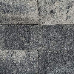 Linea 12,5x12,5x45 cm grijs-zwart