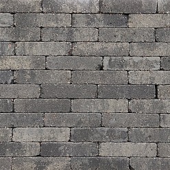 Stonique Trommel waalformaat 7 cm grijs/zwart