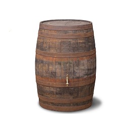 Regenton whiskey 195L hergebruikt/GEBORSTELD