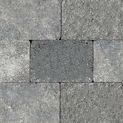 Pebblestones Plus  20x30x6cm Grijs-Zwart