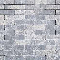 Waalformaat Strak 20x5x6 cm Grijs-Zwart Komo
