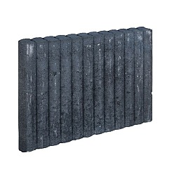 Mini Rondo Palissadeband Zwart 6x40x50cm