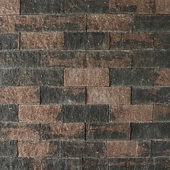 Wallblock Split 12x12x30cm Brons