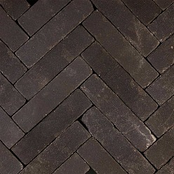 Hollandse Streken Dikformaat 6,5x20x6cm Betuwe Zwart