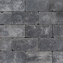Stonique trommel betonstraatsteen 6 cm antraciet