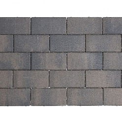 Design Brick 8 cm Dark Sepia Mini Facet Komo