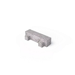 Oudhollands Betonklinker met Nokken 40x10x10 Grijs
