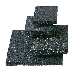 Granulaat Tegeldrager Zwart 10x10x1cm