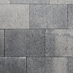 Metro Vlaksteen 20x30x6cm Grijs-Zwart
