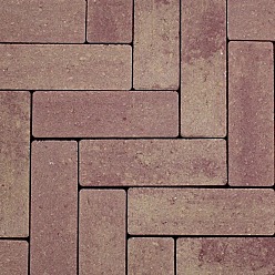 Strackstone Crown GRN+ DF 21x7x8 Vvlak Wijnr/Oker Genuanceerd