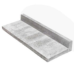 Traptrede Oud Hollands L-model Grijs 100x40x15cm