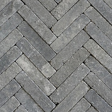 Retrostones Plus 5x20x6.4cm Grijs-Zwart